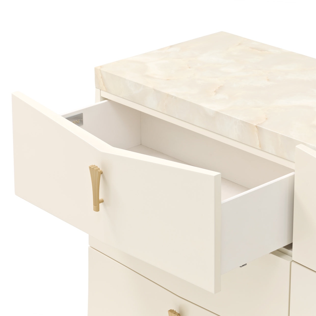 Fantosini 10-Drawer Mule Chest - Creamy Pearl