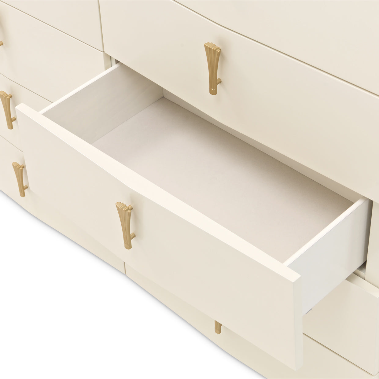 Fantosini 10-Drawer Mule Chest - Creamy Pearl