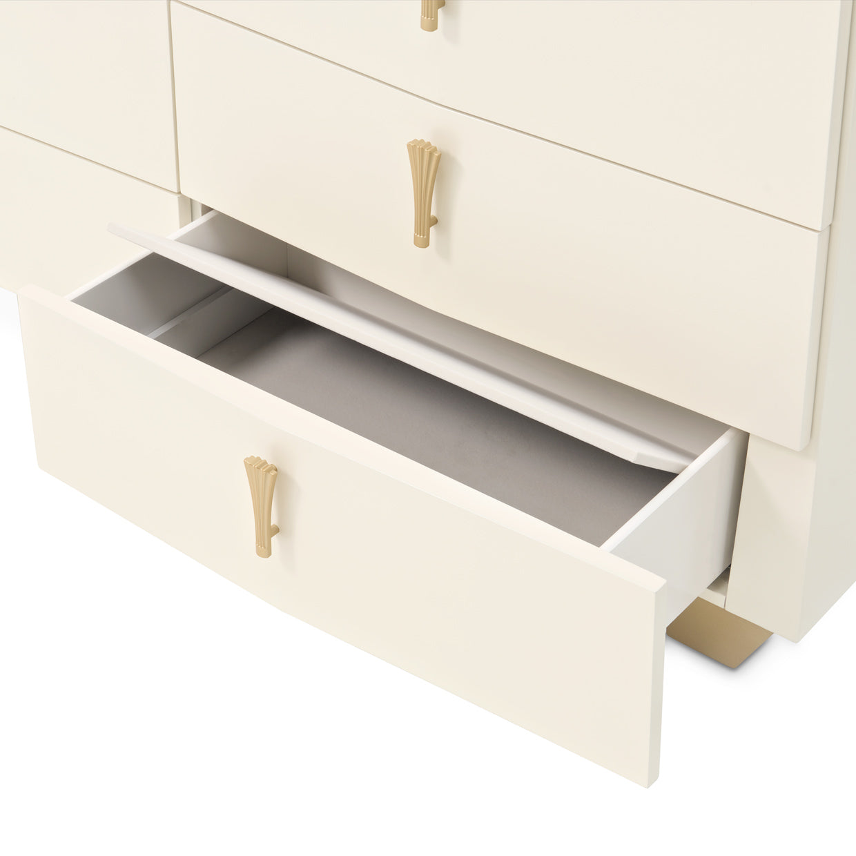 Fantosini 10-Drawer Mule Chest - Creamy Pearl