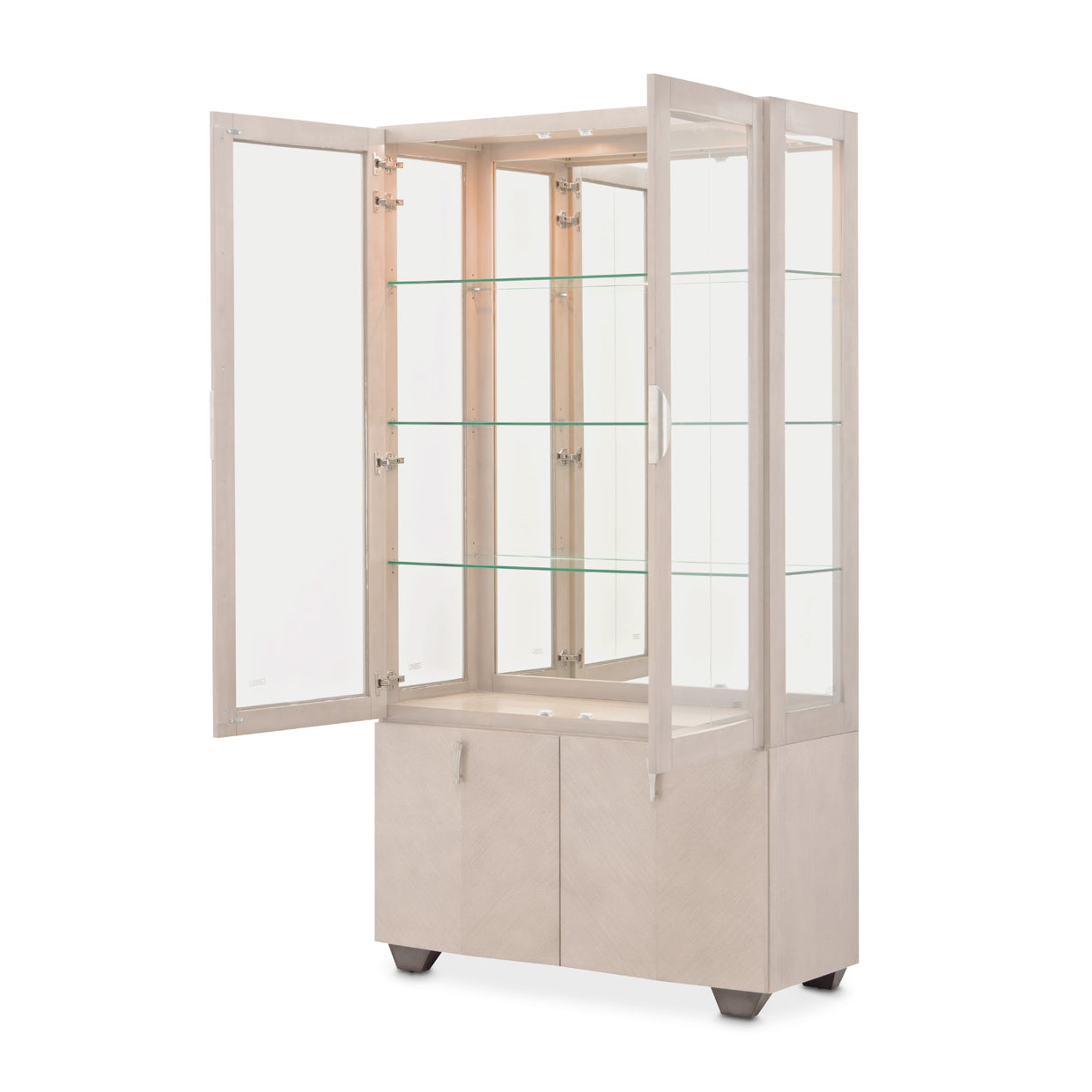 Fantosini Display Cabinet - Silver Mist