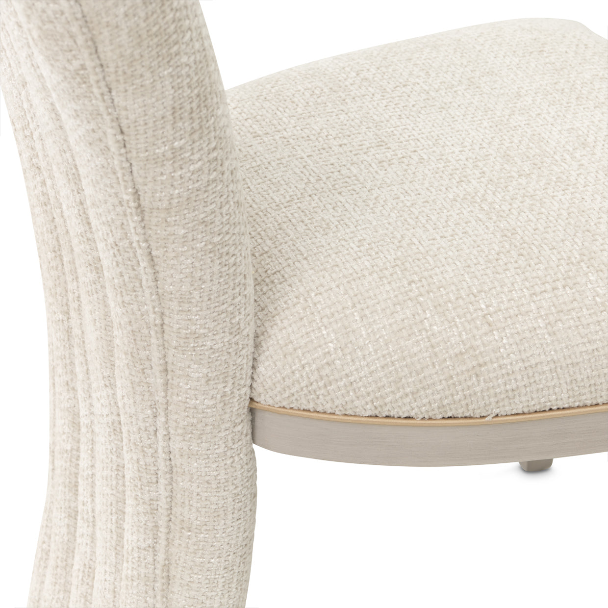 Fantosini Vanity Chair - Cappuccino/Silver Mist