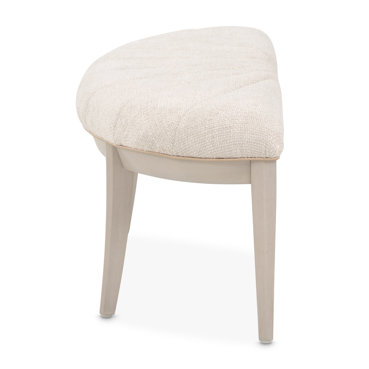 Fantosini Bed Bench - Cappuccino/Silver Mist