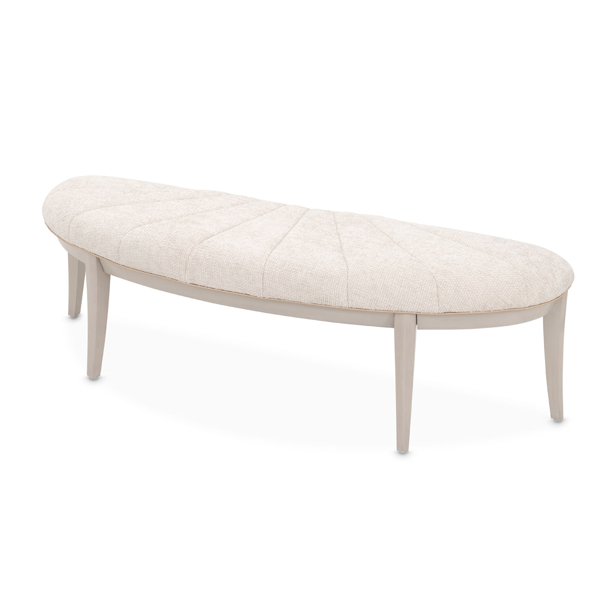 Fantosini Bed Bench - Cappuccino/Silver Mist