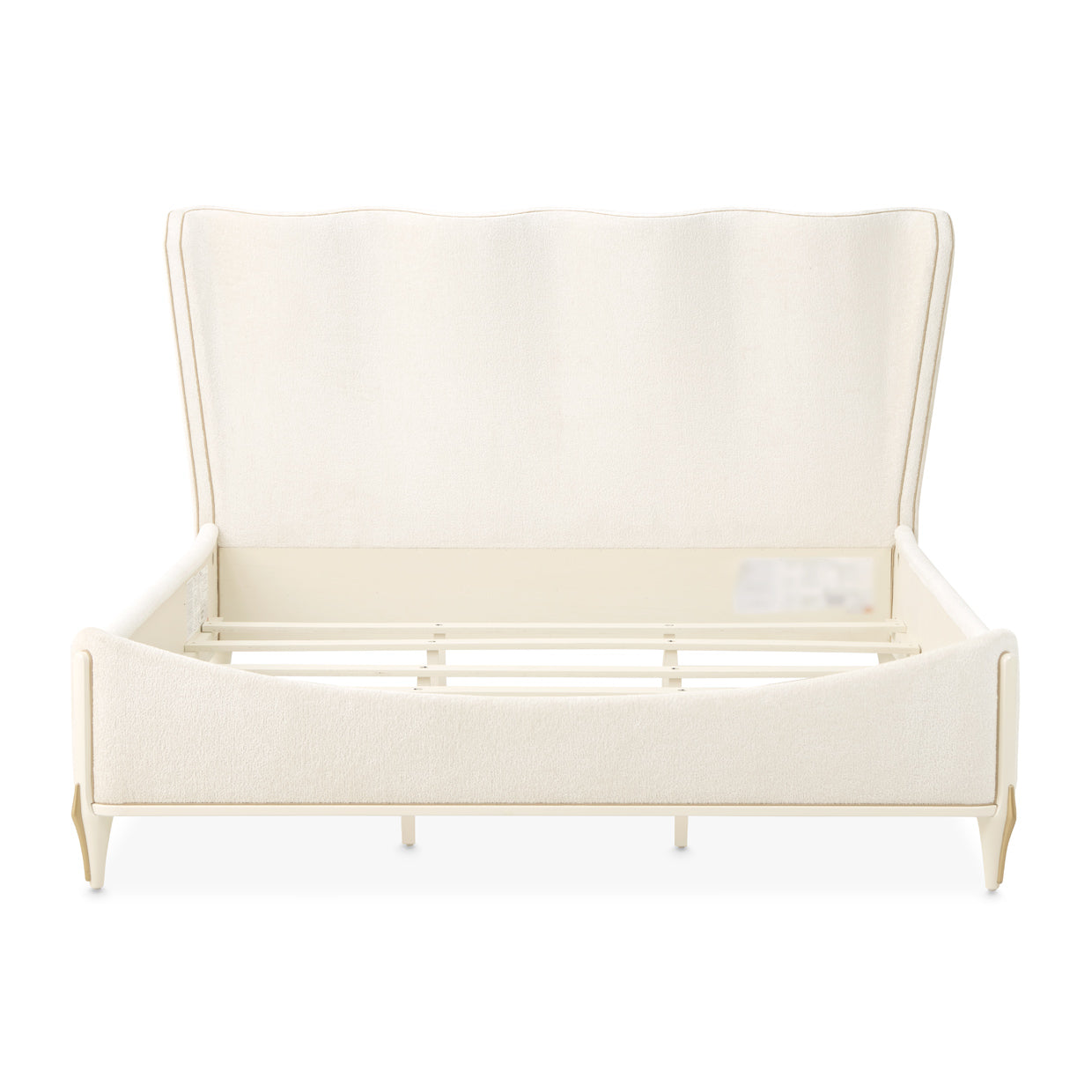 La Terrazza King Panel Bed - Creamy Pearl