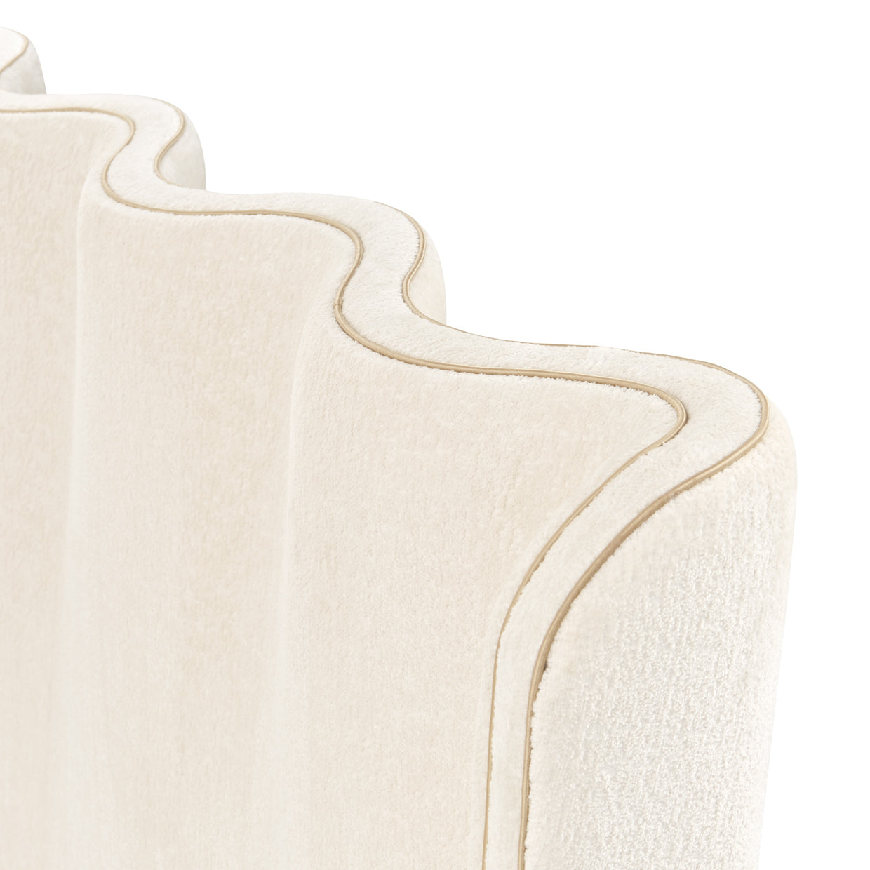La Terrazza Queen Panel Bed - Creamy Pearl