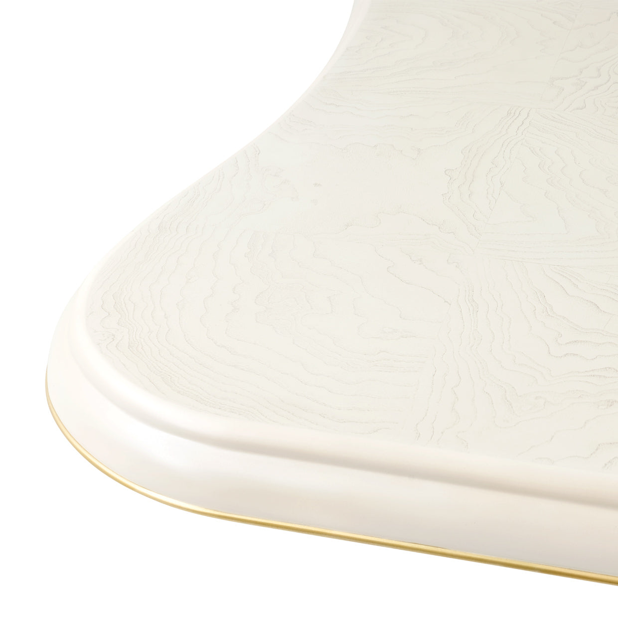 La Terrazza Double Pedestal Dining Table - Creamy Pearl