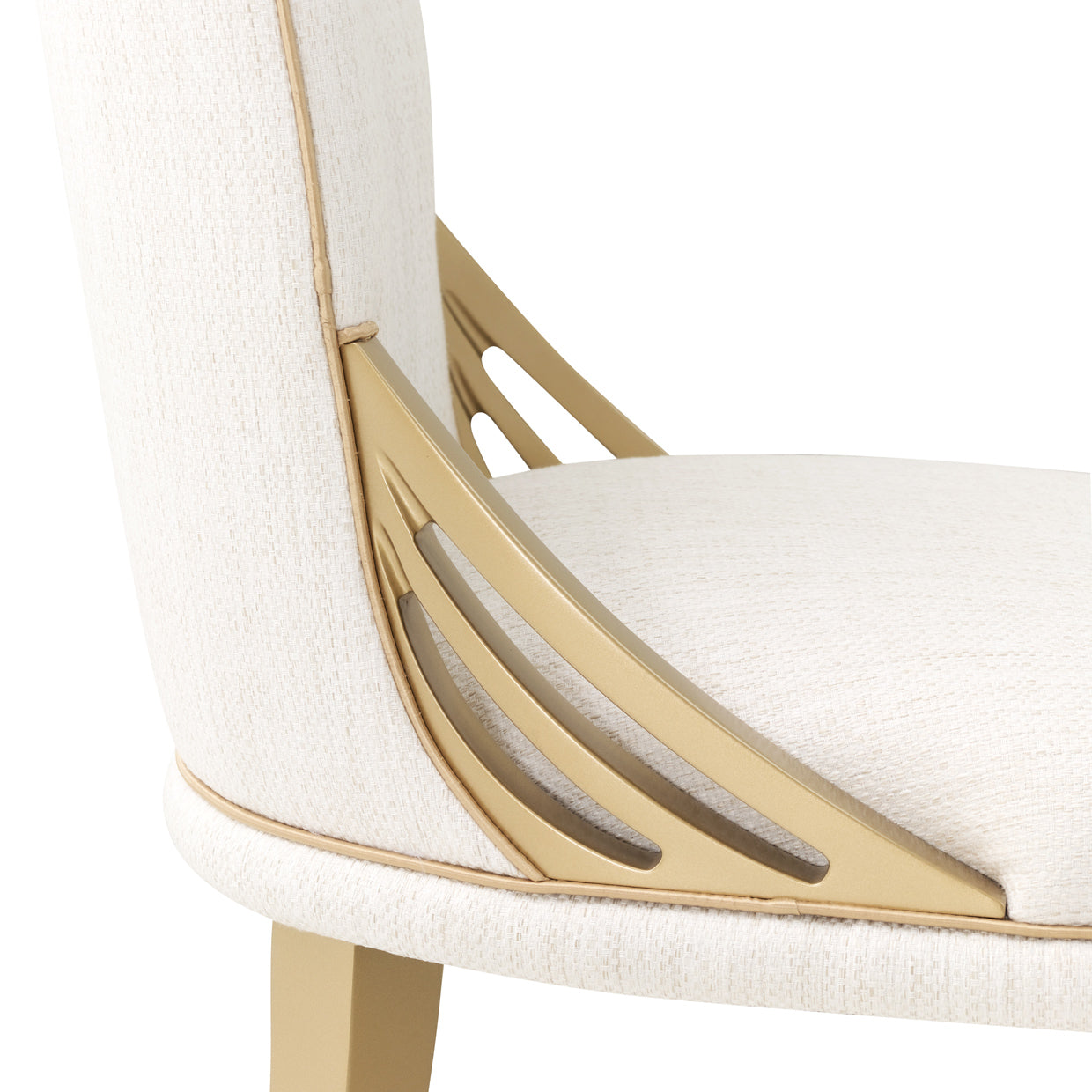 La Terrazza Dining Side Chair - Shell/Gold