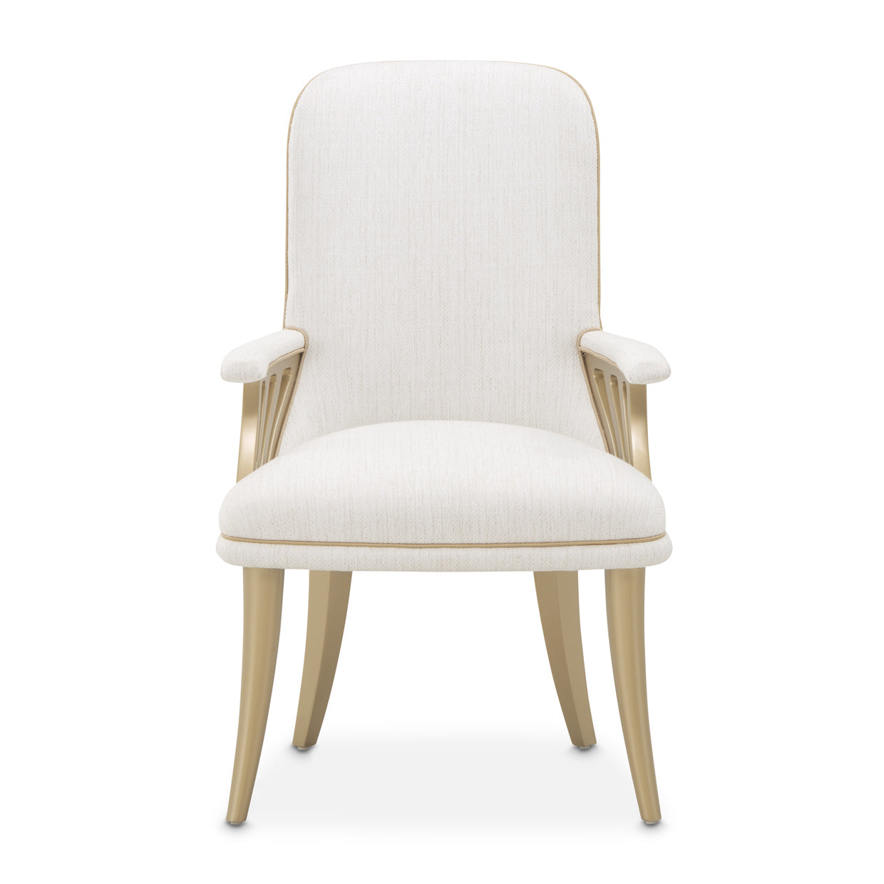 La Terrazza Dining Arm Chair - Shell/Gold