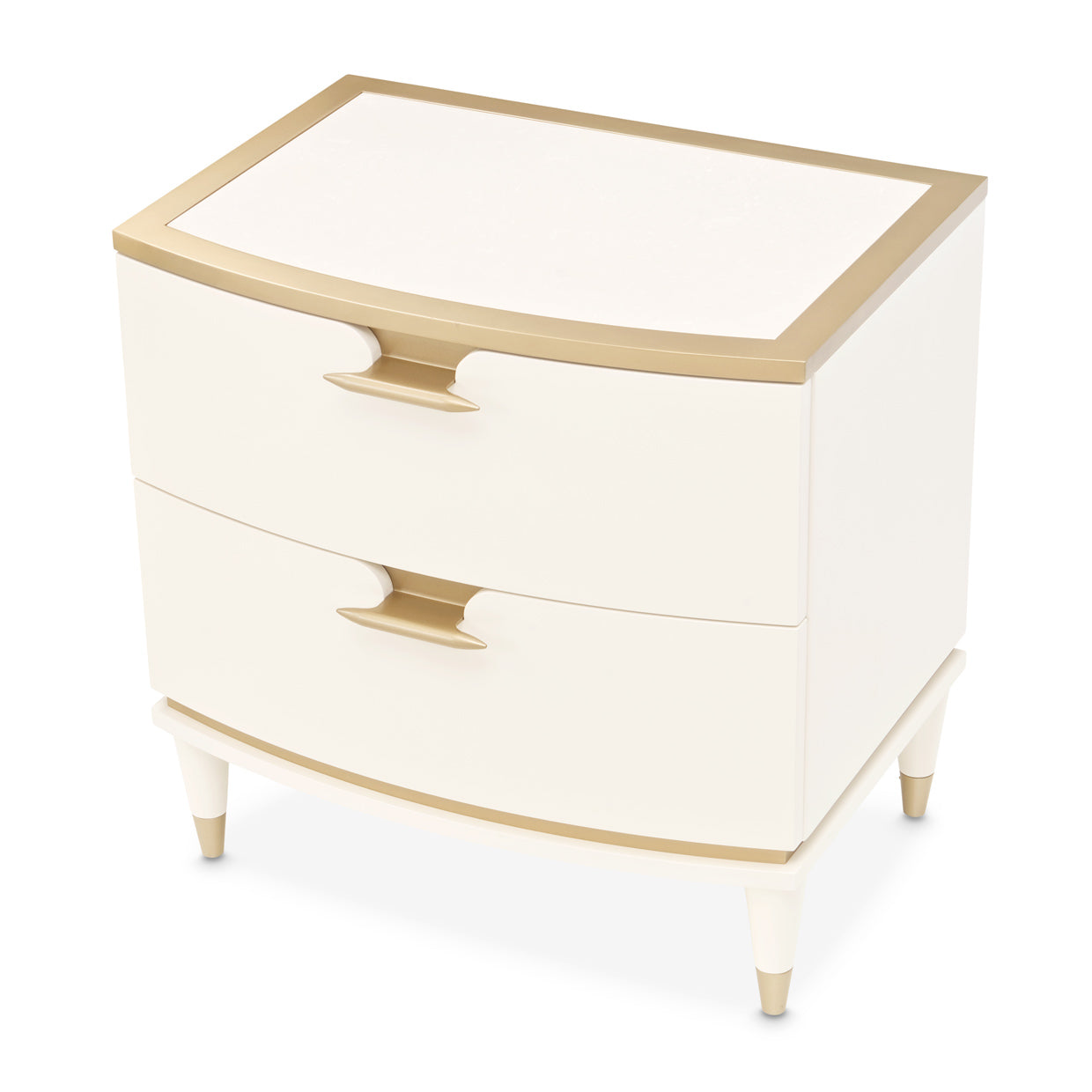 La Terrazza 26"W Nightstand - Creamy Pearl