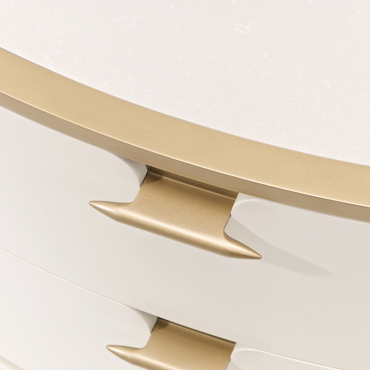 La Terrazza 26"W Nightstand - Creamy Pearl