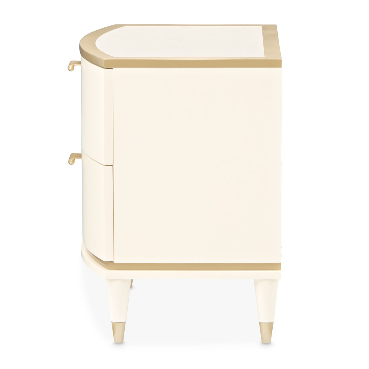 La Terrazza 30"W Nightstand - Creamy Pearl