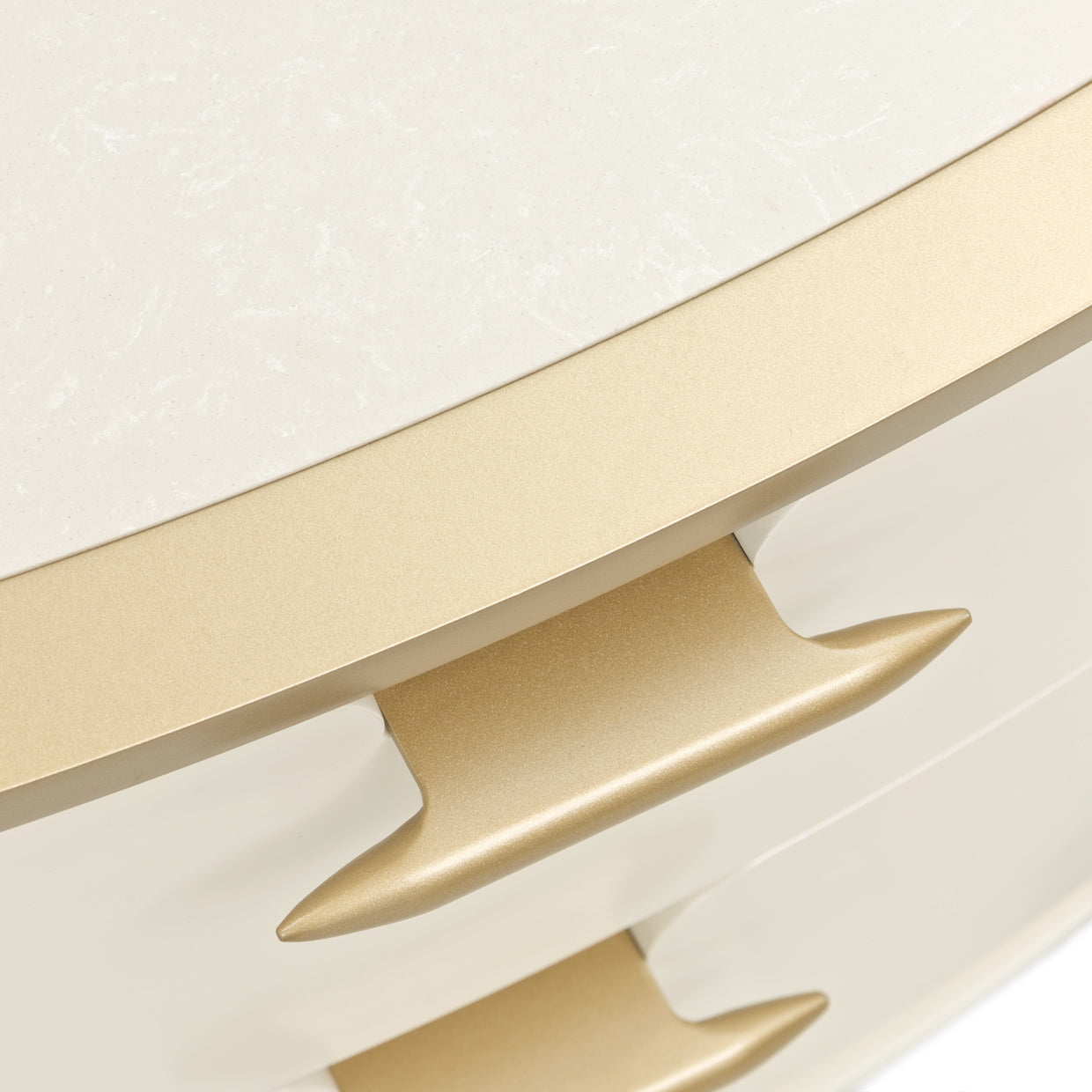 La Terrazza 30"W Nightstand - Creamy Pearl