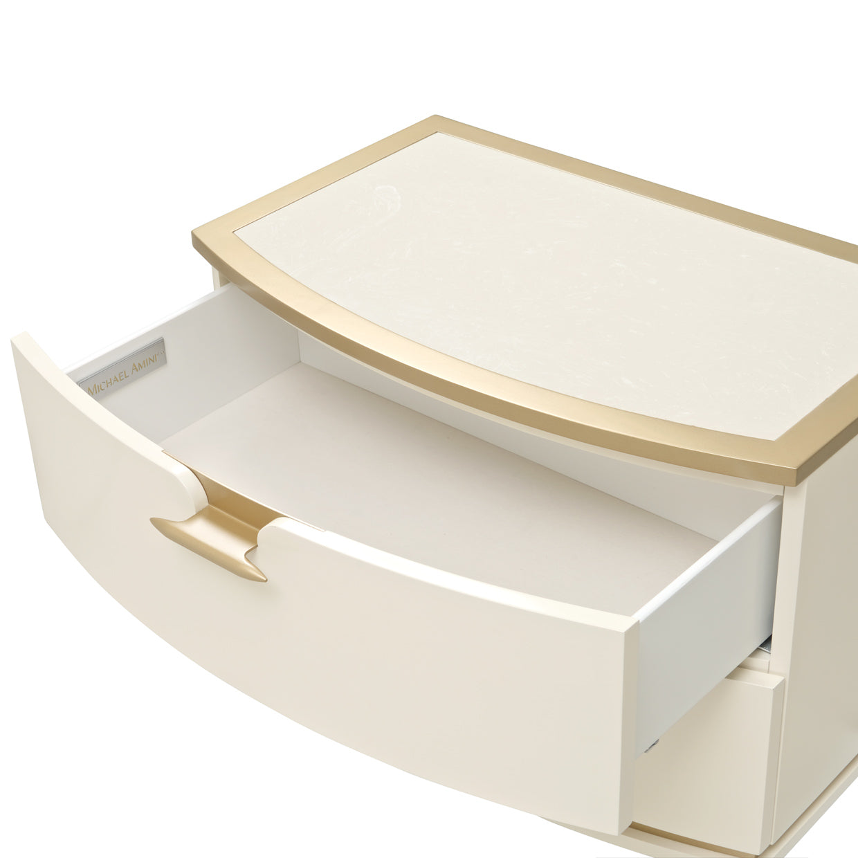 La Terrazza 30"W Nightstand - Creamy Pearl