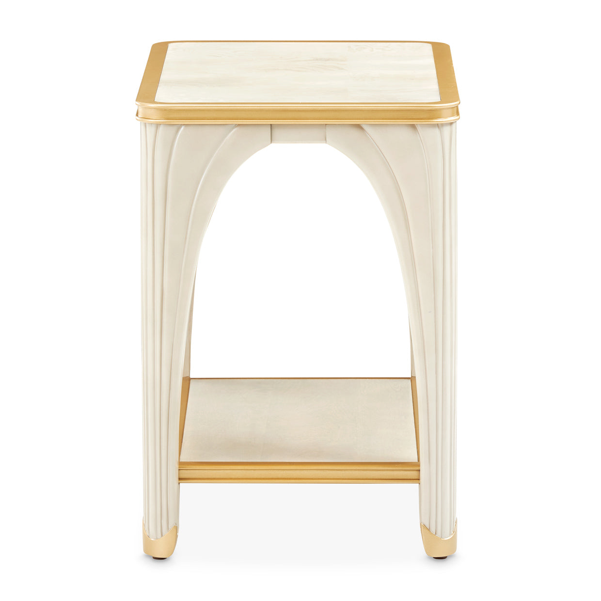 La Terrazza End Table - Silver Mist