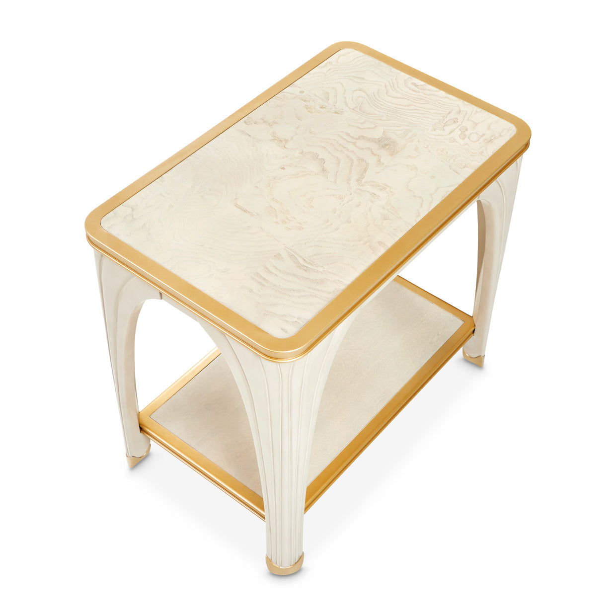 La Terrazza End Table - Silver Mist