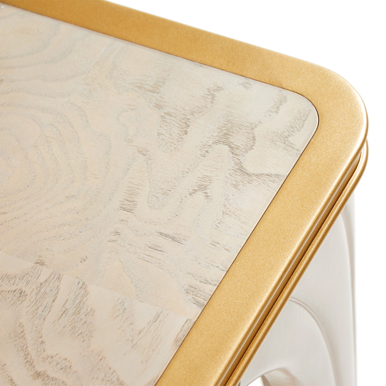 La Terrazza End Table - Silver Mist