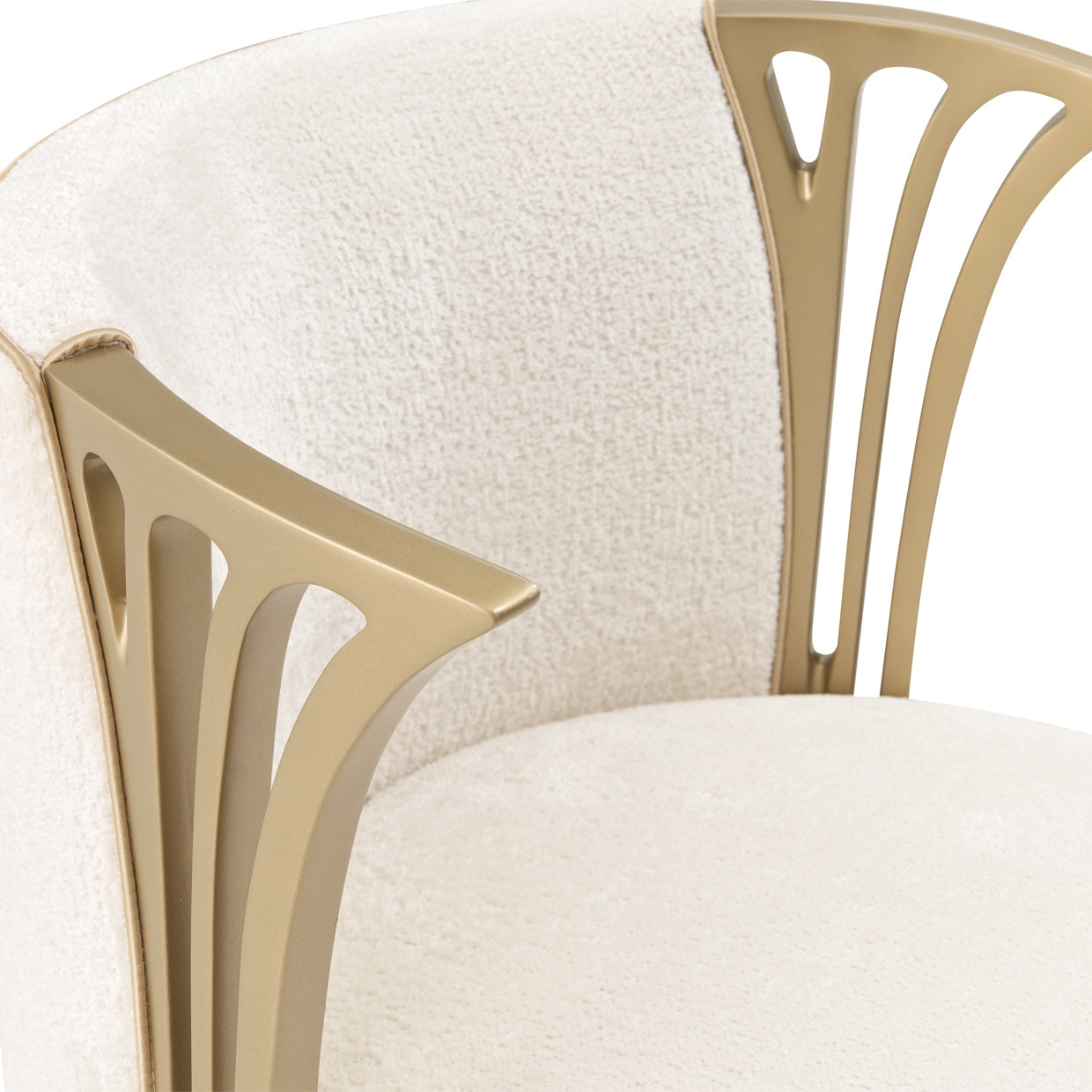 La Terrazza Vanity Chair Starlight/Gold