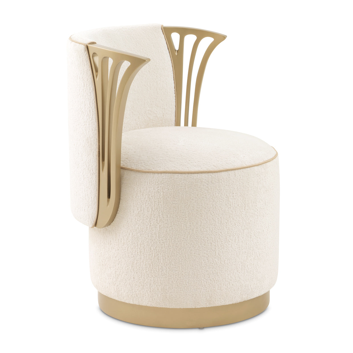 La Terrazza Vanity Chair Starlight/Gold