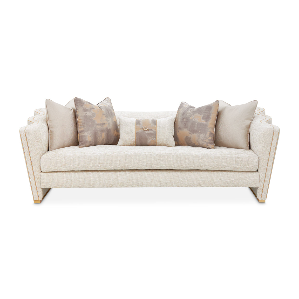 La Terrazza Sofa - Cappuccino/Light Champagne