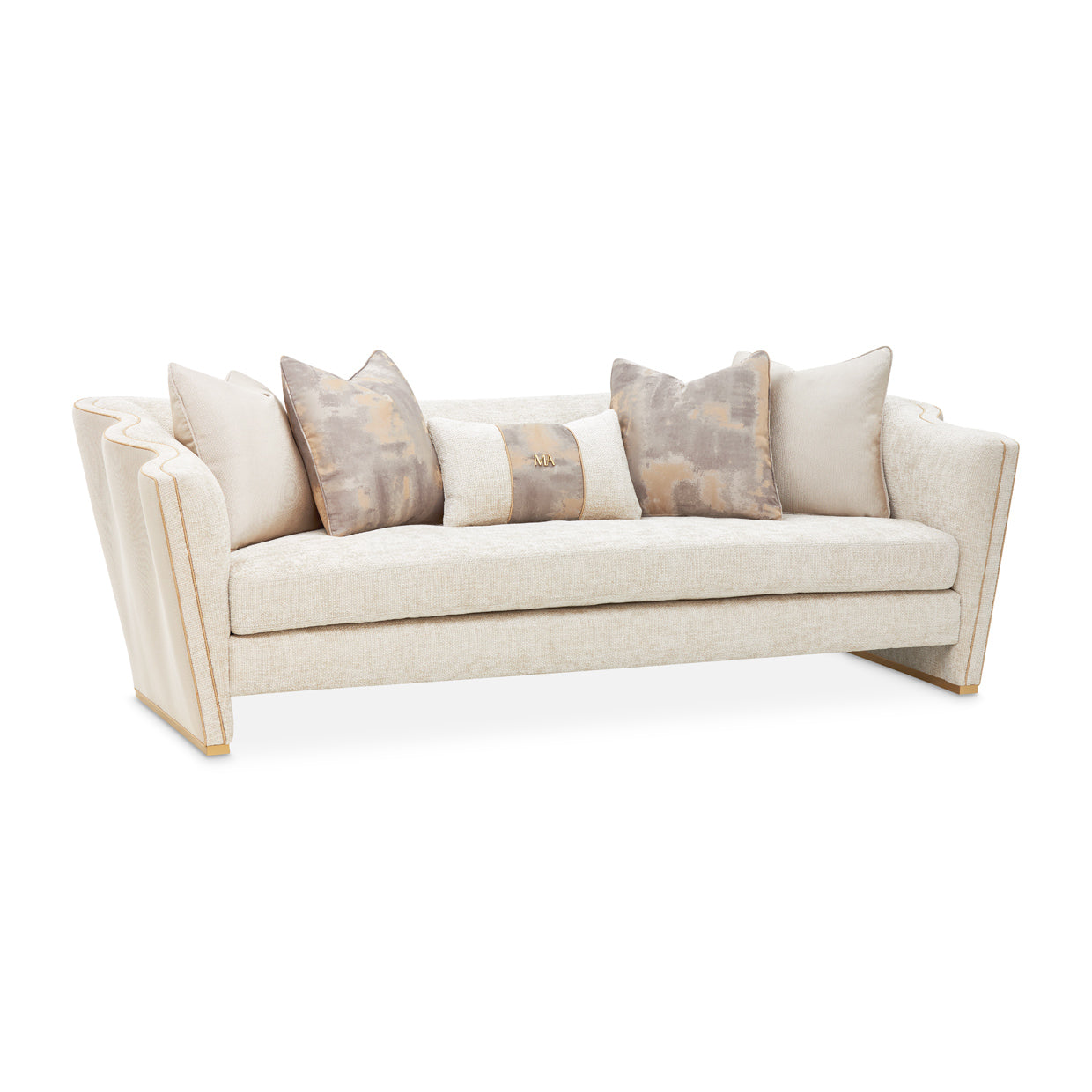 La Terrazza Sofa - Cappuccino/Light Champagne