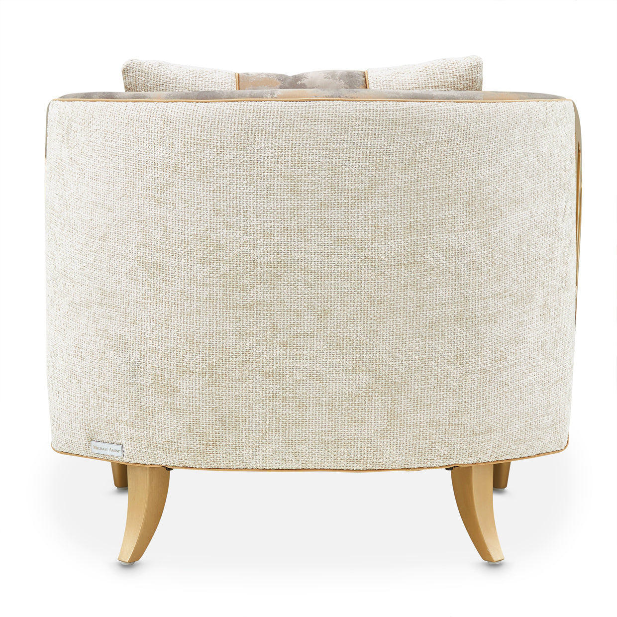 La Terrazza Accent Chair - Cappuccino/Light Champagne
