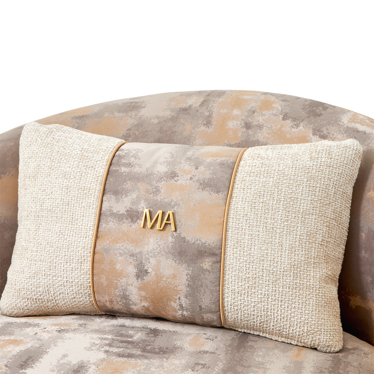 La Terrazza Accent Chair - Cappuccino/Light Champagne