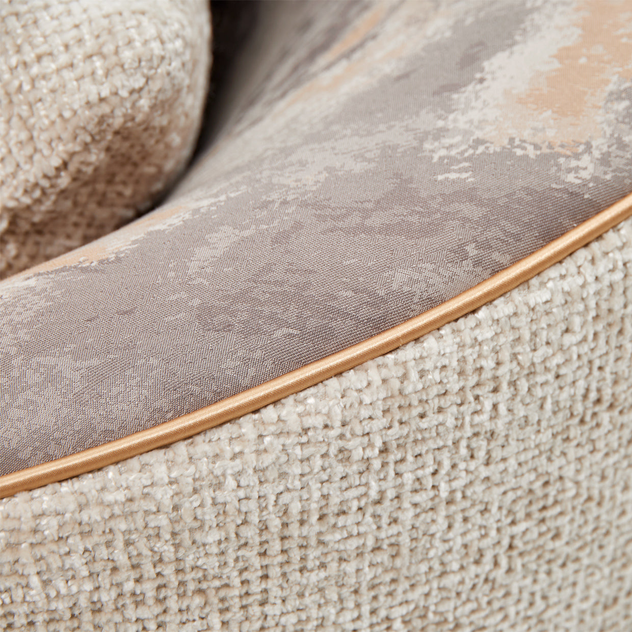 La Terrazza Accent Chair - Cappuccino/Light Champagne