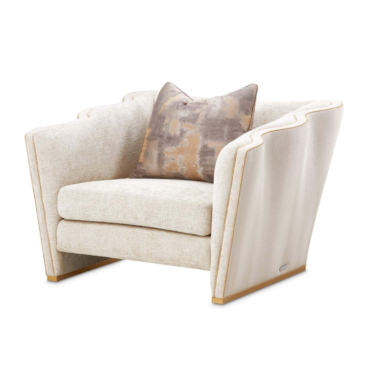 La Terrazza Matching Chair - Cappuccino/Light Champagne
