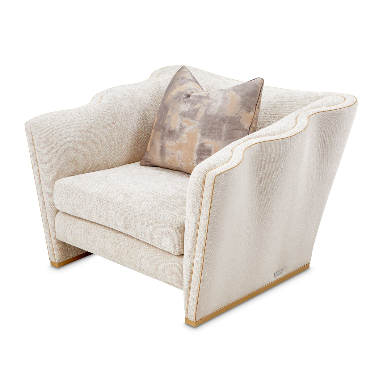 La Terrazza Matching Chair - Cappuccino/Light Champagne