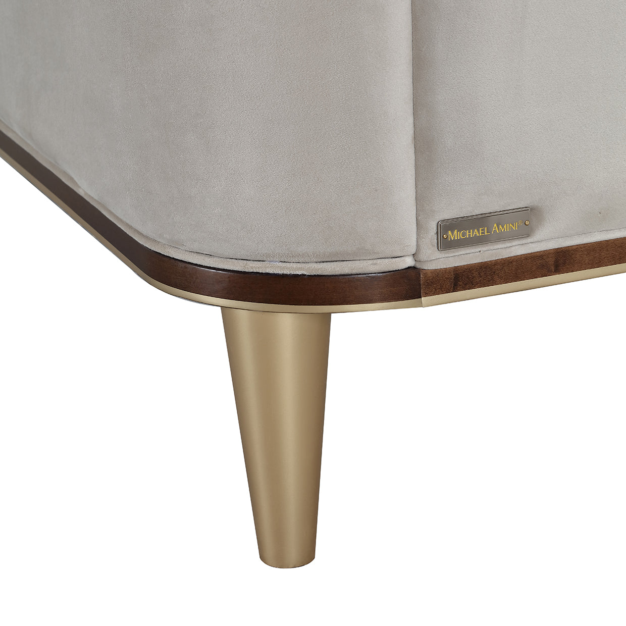 Houston Eastern King Channel Tufted Panel Bed - Walnut