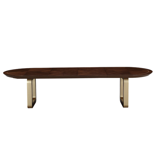 Houston Oval Dining Table - Walnut