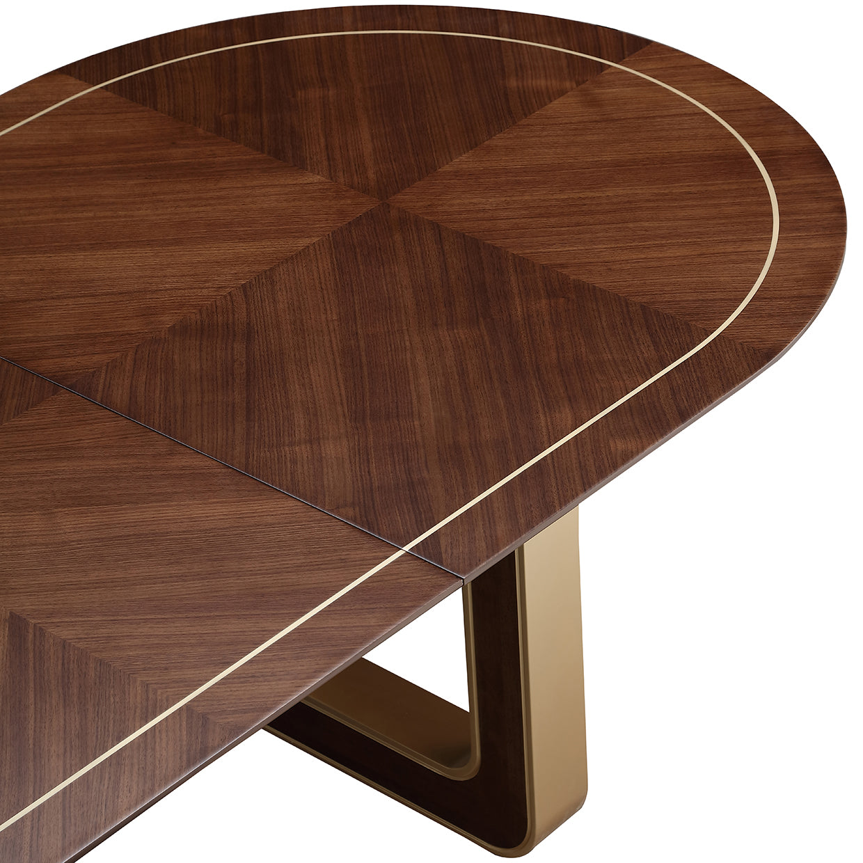Houston Oval Dining Table - Walnut