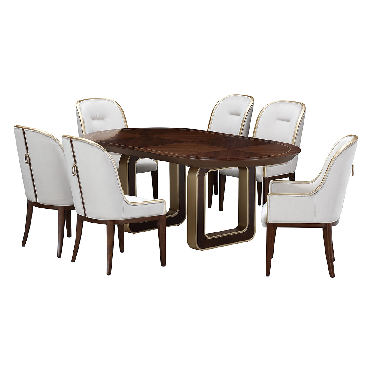 Houston Oval Dining Table - Walnut