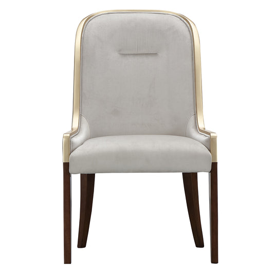 Houston Dining Side Chair - Porcini/Walnut