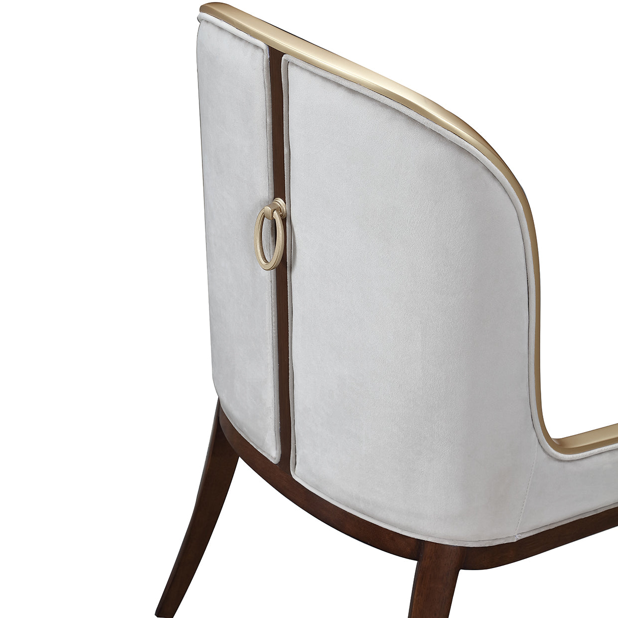 Houston Dining Side Chair - Porcini/Walnut