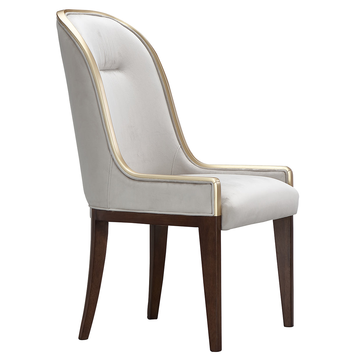 Houston Dining Side Chair - Porcini/Walnut
