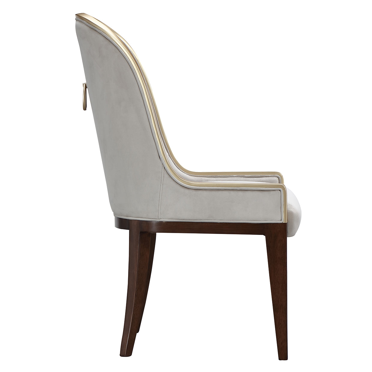 Houston Dining Side Chair - Porcini/Walnut