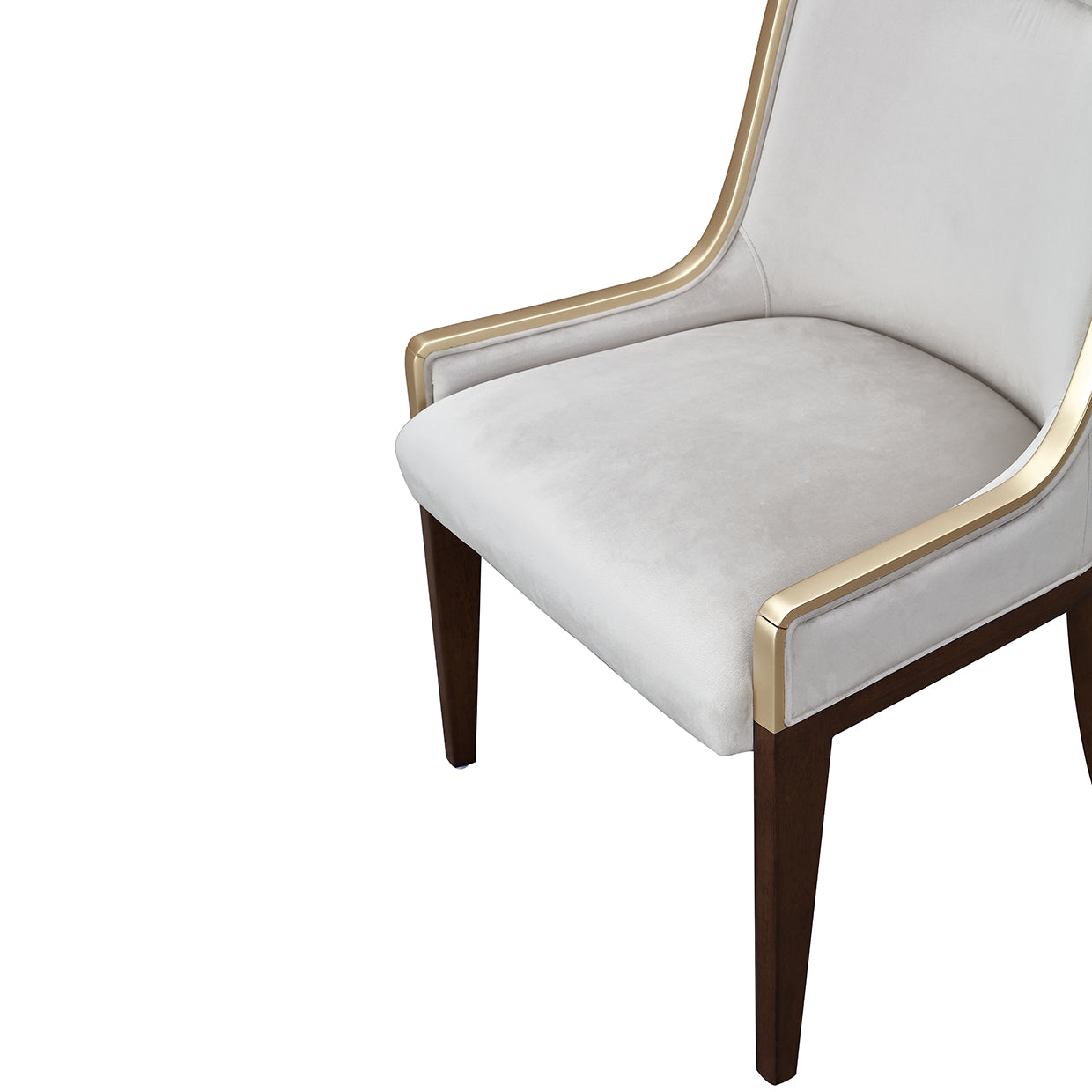 Houston Dining Side Chair - Porcini/Walnut
