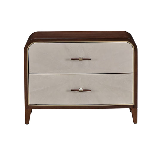 Houston 2-Drawer Nightstand - Walnut