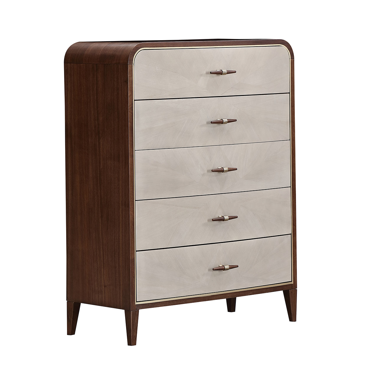Houston 5-Drawer Chest - Walnut