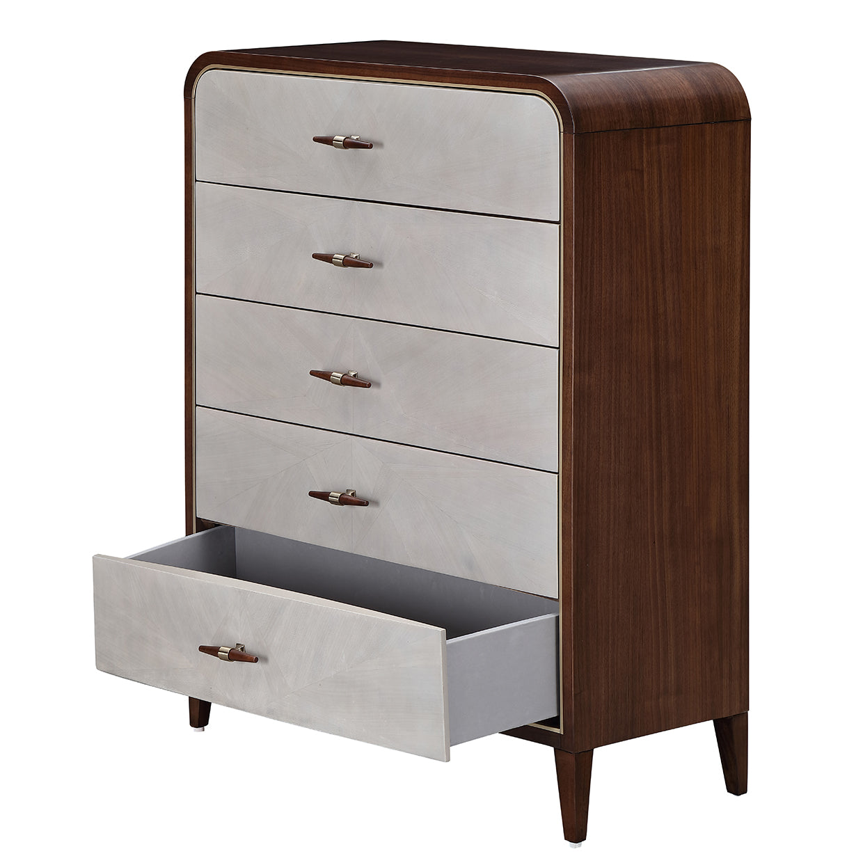 Houston 5-Drawer Chest - Walnut