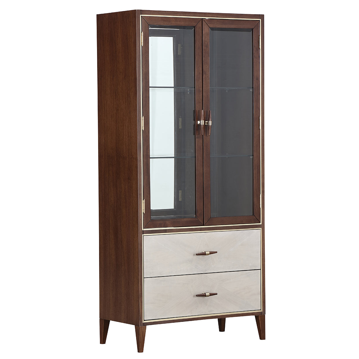 Houston Display Cabinet - Walnut