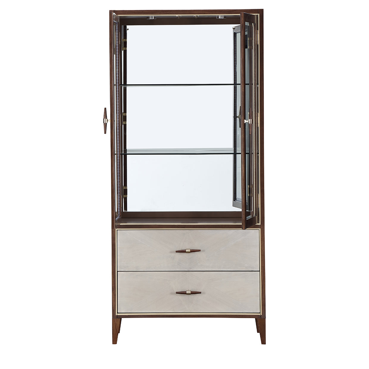 Houston Display Cabinet - Walnut