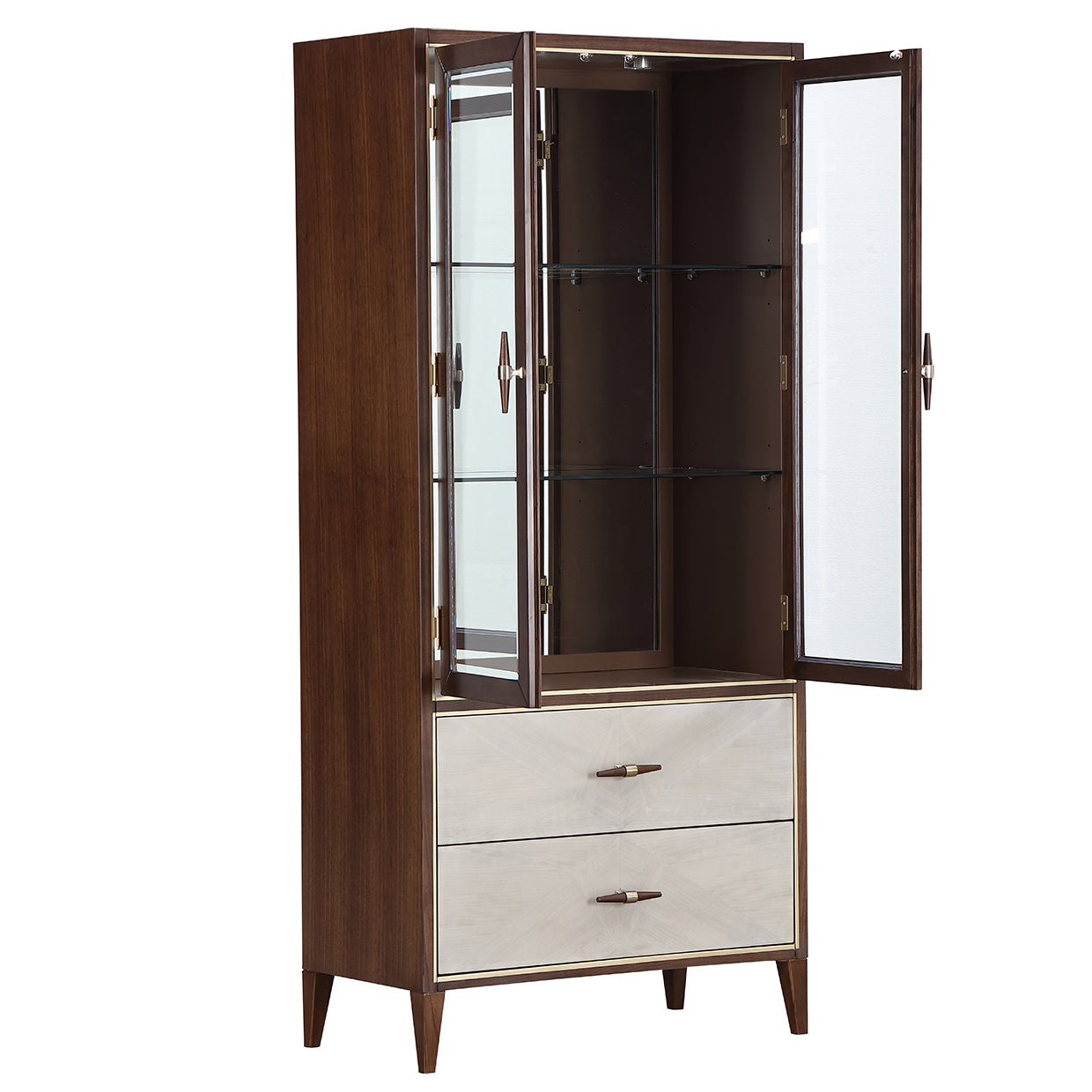 Houston Display Cabinet - Walnut