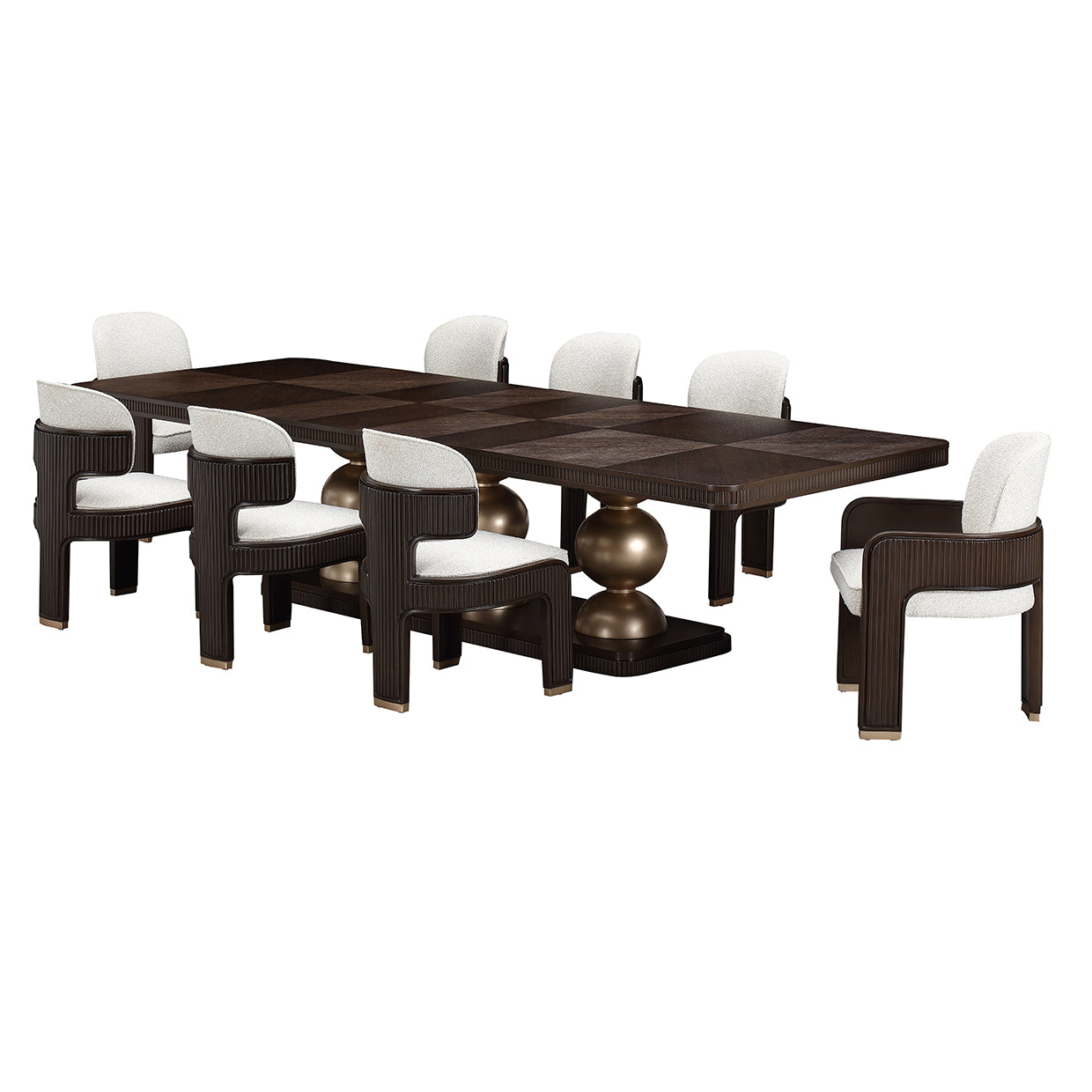 West Kensington Rectangular Dining Table - Medium Espresso