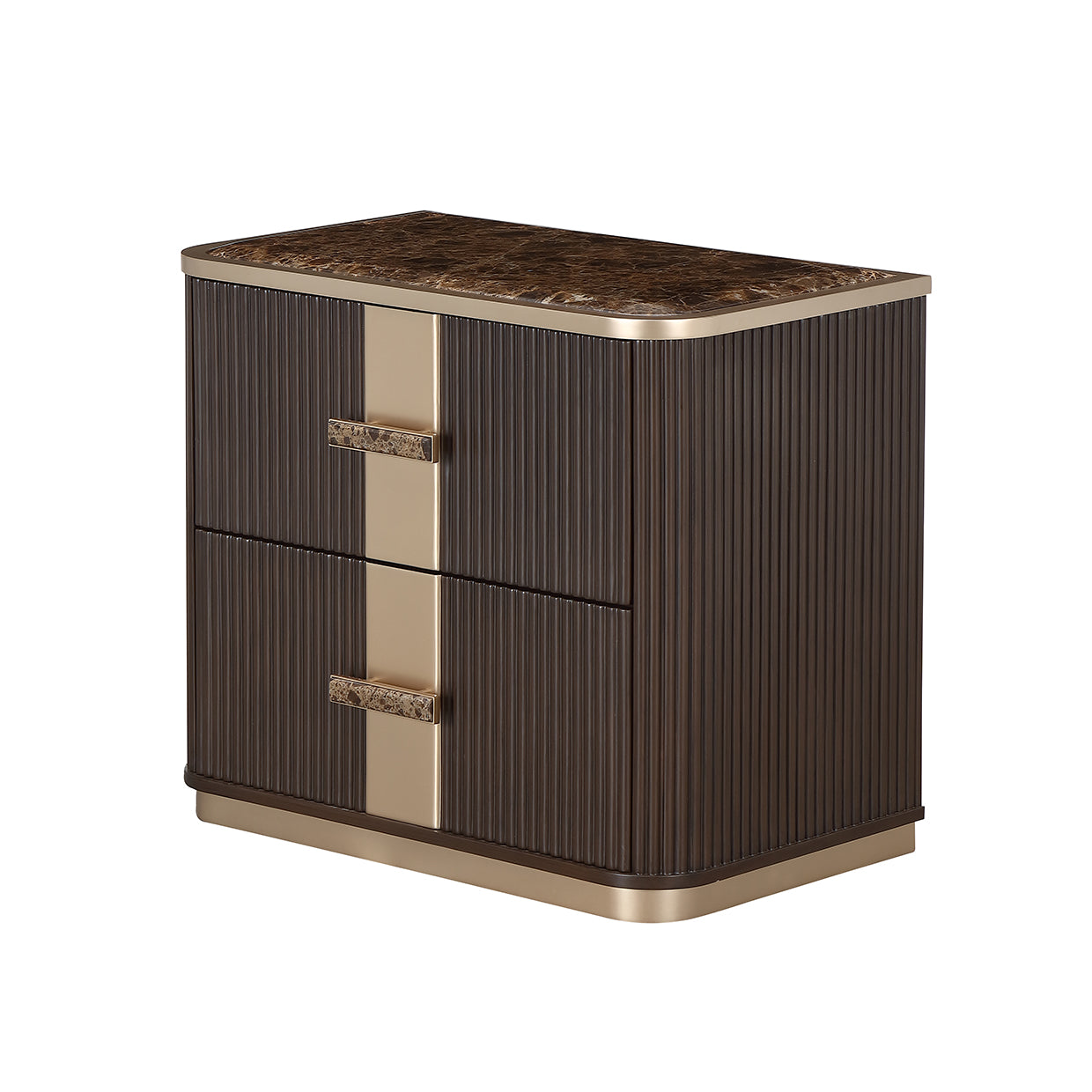 West Kensington 2-Drawer Nightstand - Medium Espresso