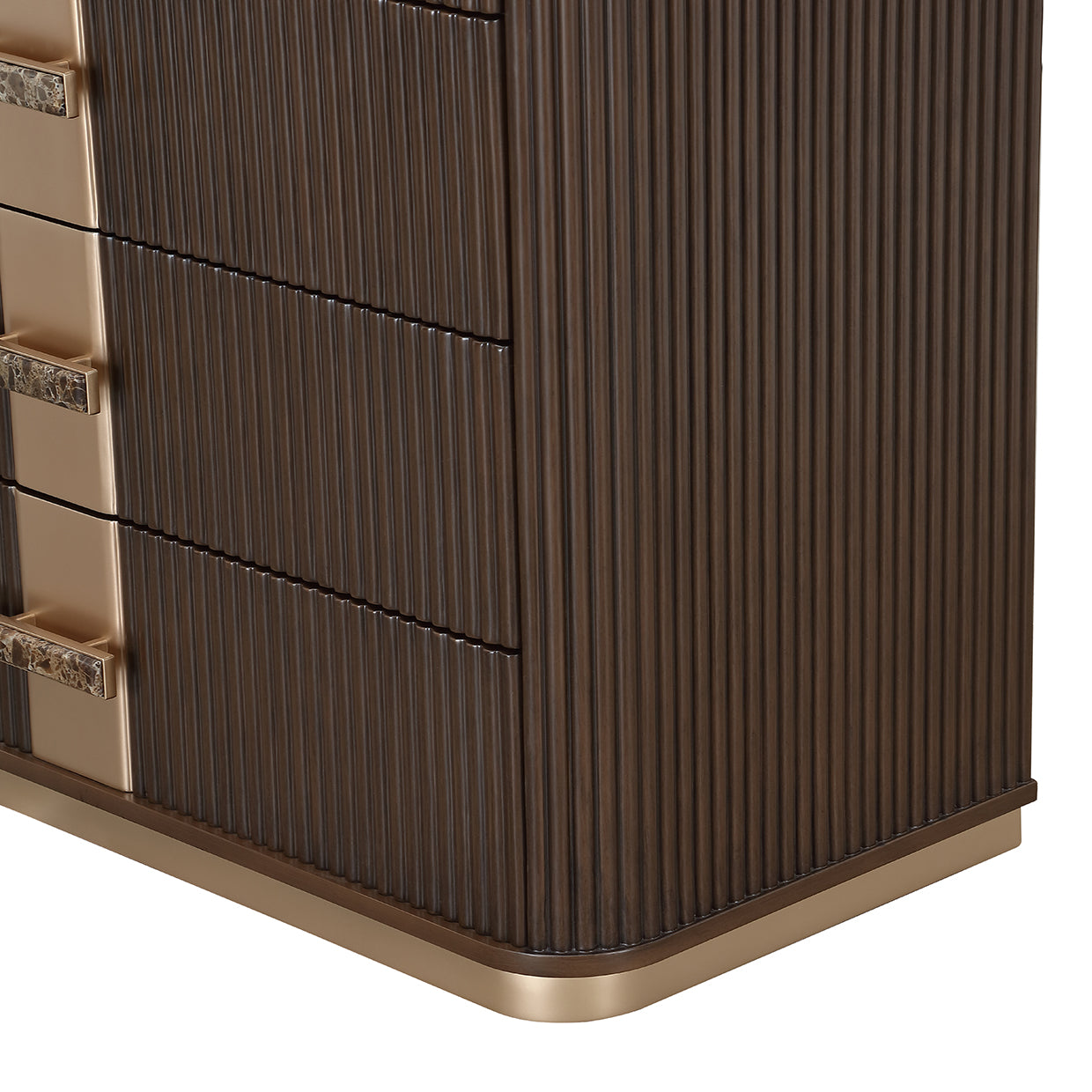 West Kensington Highboy Chest - Medium Espresso