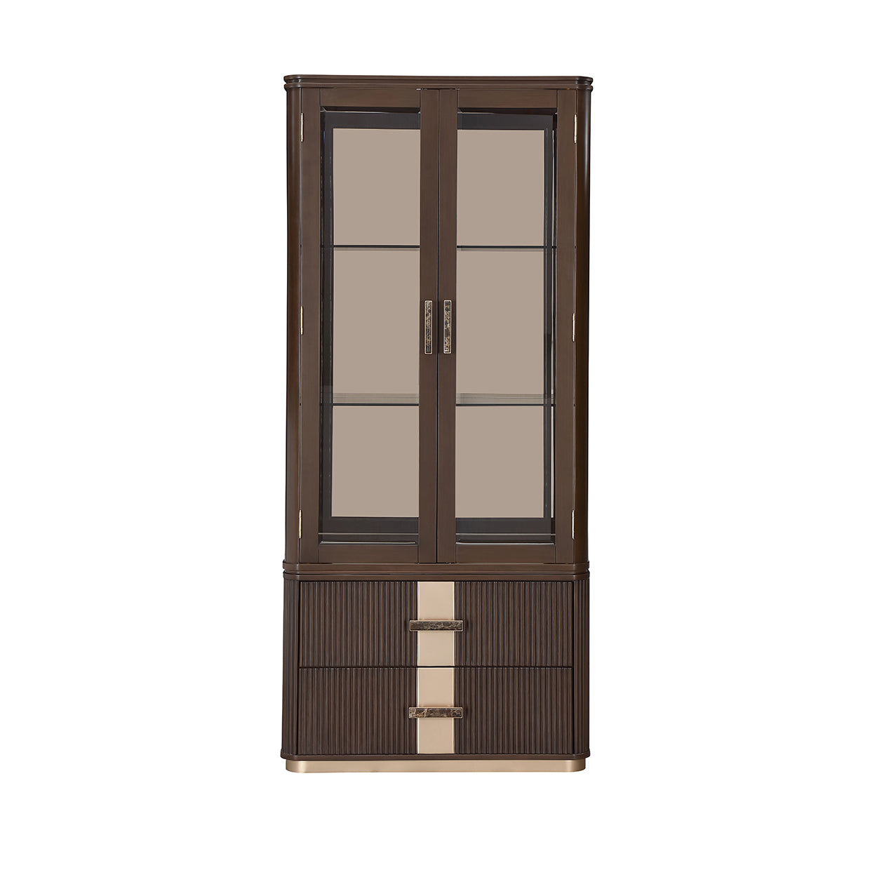West Kensington Display Cabinet - Medium Espresso