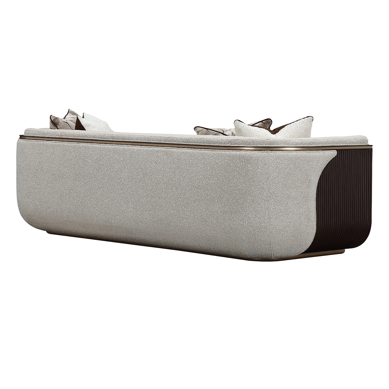 West Kensington Sofa - Buff/Medium Espresso