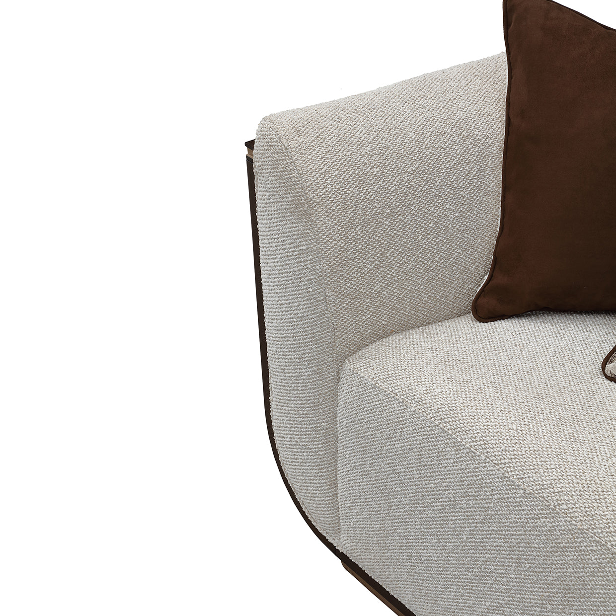 West Kensington Sofa - Buff/Medium Espresso
